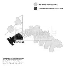 BORG & BECK bth1644 -  Рукав воздухозаборника, воздушный фильтр